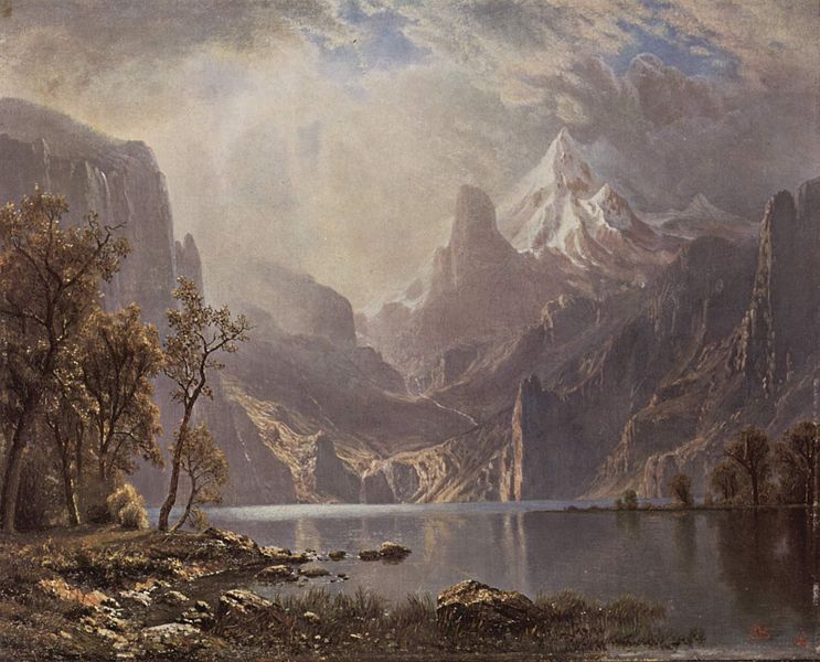 Albert Bierstadt In the Sierras